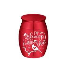 Small Keepsake Urn For Human Pet Ashes - 1.57 Inch Mini Cremation Urn In Aluminum Alloy - Memorial Ashes Holder - Multicolor - View 12
