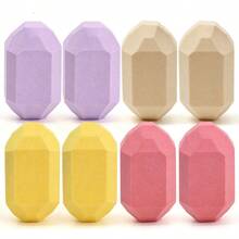 4/8/12Pcs Candy Multi Color Beauty Sponges Makeup Blender Set, Latex-Free Soft Makeup Sponges Wet & Dry Dual Use, Flawless Foundation Blending Sponge For Liquids, Creams, Powders & Concealer, Cosmetic Makeup Eggs For All Skin Types - Multicolor - View 12