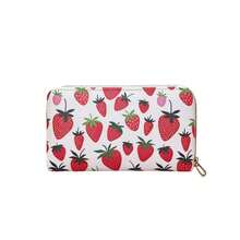 Women's Cute Pink Bow & Heart Print Long Wallet, PU Leather Zipper Clutch, Multi-Card Slot Design, Large Capacity, Suitable As Gift For Girls - Multicolor - View 10