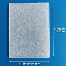 Embossing Plates For Card Making, Multi-Pattern Plastic Templates For Embossing, Featuring Bouquet, Hot Air Balloon, Eiffel Tower, Wood Grain And Leaf Patterns For Scrapbooking, Paper Craft & Album Handmade Decor - Hot Air Balloon - View 7