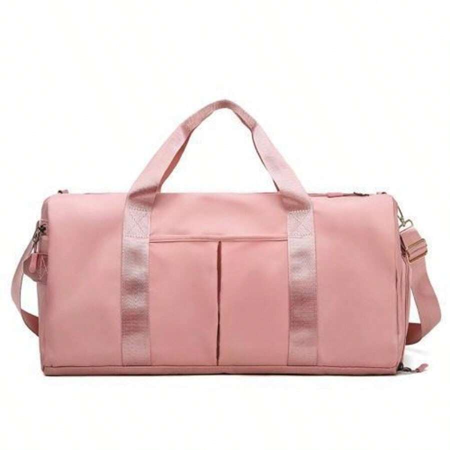 Travel Duffel Bags - Pink - View 1