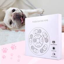 1pc Pet Feeder, Pet Puzzle Feeding Toy, Dog Puzzle Toy, Cat & Dog Hidden Food Feeder, Cat & Dog Foraging Tray, Pet Training Toy, Dog Interactive Food Bowl - Pink - View 3