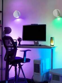 1 buah Lampu Dinding LED Sentuh Modern, Dapat Diisi Ulang USB, Baterai Besar 2000mAh, Lampu RGB, Lampu Malam, Lampu Suasana, Lampu LED Kamar Tidur, Dekorasi Pencahayaan Ambient Dalam Ruangan, Desain Berdiri Bebas - lampu dinding - View 3