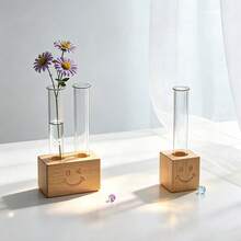 Ins Style Test Tube Vase Silicone Mold, DIY Aromatherapy Gypsum Diffuser Stone Candle Holder, Epoxy Resin Casting Mould For Minimalist Hydroponic Flower Vase, Home Table Decor & Handmade Gift - Vase Mold1 - View 3