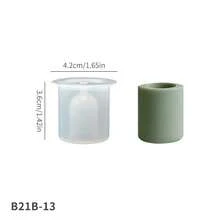 Ins Style Test Tube Vase Silicone Mold, DIY Aromatherapy Gypsum Diffuser Stone Candle Holder, Epoxy Resin Casting Mould For Minimalist Hydroponic Flower Vase, Home Table Decor & Handmade Gift - Vase Mold1 - View 10