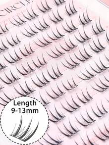 WANPIN False Eyelashes For Beginners! Glue-Free Segmented Design, No Glue Needed, No Skill Required, Instant Natural Electric Eyes - C - View 5