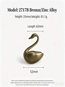 1pc Elegant Creative Swan Luxury Cabinet Drawer Door Handle Wardrobe Drawer Pull - 2717 - View 18