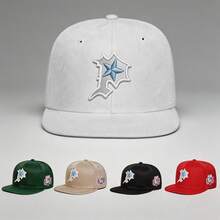 1 Pc Men's Gothic Letter LA Embroidered Fashion Baseball Cap, Adjustable Design, Suitable For Outdoor Activities, Travel, And Running - Multicolor - View 2