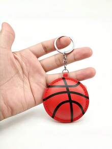 New Sports Style DIY Handmade Sports Series PU Padded Ball Keychain 1pc Baseball Volleyball Basketball Football Rugby Tennis Key Pendant Anti-Lost Creative Gift For Lovers Friends Girlfriend Holiday Souvenir Phone Car Accessories Key Ring - Multicolor - View 9