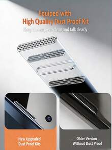 2pcs Anti-Peeping Tempered Glass Screen Protector, One-Click Installation Dust-Free Box, Full Coverage, 9H+ High Hardness, Aluminum Silk Screen Printing Process, Phone Screen Protector, Compatible With IPhone 18 Pro Max 17 16 15 Plus 14 13 12 11 Series, Office/Subway Privacy Protection, Explosion-Proof, Scratch-Resistant, Anti-Peeping, Earphone Hole Dust-Proof, Bubble-Free, Auto-Adsorption, Smooth Oil-Resistant Protective Film - Clear - View 6