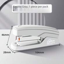 Máy dập ghim cầm tay 12# bằng kim loại cho bìa rời, dập được 20 trang, cỡ lớn, đa năng, dùng cho văn phòng tài chính, học sinh, sách dày, thao tác nhẹ nhàng, máy dập ghim nhỏ dùng văn phòng - Nhiều kiểu dáng - Xem 14