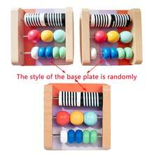 Multifunctional Wooden Fridge Magnet Busy Board, Baby Dressing Buttons, Lacing, Gears, Clock, Early Education Educational Magnetic Fridge Magnet Toy - Multicolor - View 10