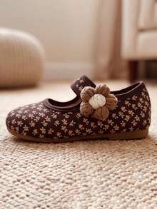" Cute And Fun Children's Snow Boots, Tassel And Beaded Ones Are Super Eye-Catching, Warm And Easy To Walk On - Brown - View 4