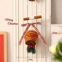 1pc Christmas Decoration Door Hanging Premium Bell Ornament Christmas Tree Hanging Decor Window Display Scene Arrangement Wall Hanging Ornament - Decorative Pendant - View 23