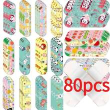 30/50/80/100/120/150 قطعة ملصقات جلدية كرتونية لطيفة للأطفال بتصميم الباندا، رقع جلدية ناعمة وقابلة للتنفس من مادة PE، مطبوعة بأنماط حيوانية جذابة، ملصقات جلدية زخرفية مريحة، معبأة بشكل فردي، تصميم ملون وممتع، مناسبة للأنشطة اليومية المنزلية والخارجية - مشاهدة 12