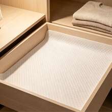 Woven White Texture, Roll EVA Drawer Liner, Odorless , Waterproof Anti-Slip, Scratch & Dust Protection, Easy To Cut, Minimalist Style Shelf Mat, For Kitchen Cabinet, Fridge Cover, Wardrobe, Ideal For Renters & Home Storage Lovers - View 7