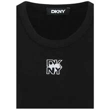 DKNY تيشيرتات للفتيات الشابات - الأسود - مشاهدة 3