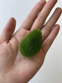 10pcs/5pcs/1pc Artificial Moss Stone Decor, Green Moss Ball, Moss Stone, Green Moss Covered Rock, Realistic Moss Decoration, Suitable For Floral Arrangement, Fairy Garden And DIY Crafts, Indoor And Outdoor Decoration, Suitable For Succulents, Cactus Potted Plant Decoration - Green - View 5