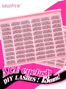 Miss Wink 180 Clusters Dense Curly Segmented Self-Adhesive False Eyelashes, Single Cluster DIY Fluffy Natural Soft 0.07mm 13mm Handmade Eyelash Extensions, Suitable For Cartoon Eyelashes And Daily Makeup - View 6