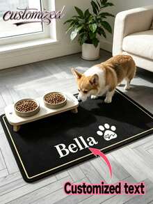 Customizable Diatomaceous Earth Pet Mat With Non-Slip Rubber Bottom, Suitable For Dogs - Large Size, Durable And Easy To Clean - Multicolor - View 1