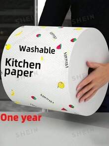 Washable Kitchen Paper Towels, Disposable Cleaning Paper Towels, Strong Water Absorption, Non-Stick Oil, Rolled, Random Patterns, Suitable For Kitchens, Cars, Bathrooms, Bedrooms And Other Places, An Essential Item For Kitchen Cleaning - Multicolor - View 15
