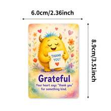 36 thẻ cảm xúc tiếng Anh hình quái vật màu nước dễ thương, thẻ flashcard biểu cảm cảm xúc nhiều màu cho trẻ em, thẻ gợi ý từ vựng tiếng Anh vui nhộn trang trí lớp học, tương tác cha mẹ và con cái, quà sinh nhật cho trẻ em - Nhiều màu - Xem 8
