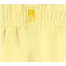 DKNY شورتات فتاة صغيرة - أصفر - مشاهدة 3