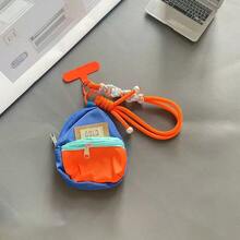 1PC Handmade Woven Twisted Knot Bag Strap Hand Rope Mesh Bag Phone Lanyard New Style Handmade Woven Small Star Short Hand Rope Colorful Acrylic Phone Charm Woven Rope Pendant Highly Attractive Cartoon Cute Portable Anti-Loss Phone Case Accessory - Knot Bag Strap - View 8