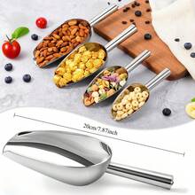 Thickened Stainless Steel Ice Scoop, Grain, Flour, Tea, Mixed Grains Scoop, Supermarket Ice Scoop - Ice Shovel - View 7