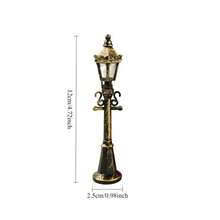 3pcs Vintage Mini Street Lamp Model, Nostalgic Street Scene Decor, Suitable For Desktop Layout And Photography Scene Decoration, No Electricity Required And No Lighting Effect - Street Light - View 6