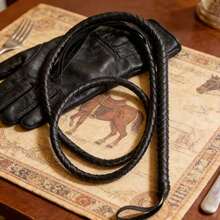Equestrian Training Whip, Horse Riding Supplies, Non-Slip Grip, Ergonomic Design, Equestrian Practice Horse Riding Training, Stage Performance, Party Costume, Photo Prop, Moderate Length, Flexible Waving, Compact And Portable, Essential For Equestrian Enthusiasts Daily Training - A - View 10