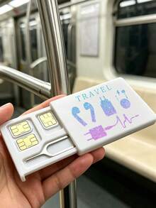 Travel SIM Card Holder, Portable SIM & SD Card Storage Organizer With Ejector Pin, Suitable For Storing Old Phones, Backup Phones, Smartwatches, Dashcam SD Cards. Exquisite Small Gift For Travel Enthusiasts, Can Be Placed In Wallet, Passport Holder, Backpack And Travel Suitcase, Multi-Country Travel Physical SIM Storage, Portable WiFi/Camera TF Card Storage, Backup SIM Card Keeper, Suitable For Travel, Office, Home Storage And Outdoor Scenarios. - View 5