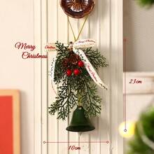1pc Christmas Decoration Door Hanging Premium Bell Ornament Christmas Tree Hanging Decor Window Display Scene Arrangement Wall Hanging Ornament - Decorative Pendant - View 14