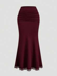 Lehenga Cholis - Burgundy - View 8