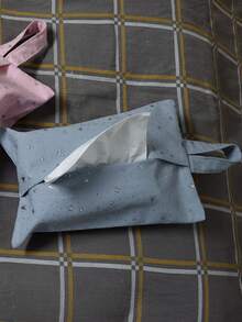 1 buah Tas Penyimpanan Kotak Tisu Gantung, Tas Tisu Kain Lembut dengan Pegangan Cincin, Penutup Tisu Wajah yang Dapat Diganti dengan Motif Bintang, Cocok untuk Kamar Tidur, Kamar Mandi, Mobil, Asrama, dan Kantor - MultiWarna - View 13