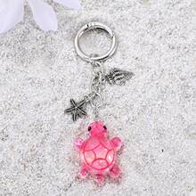 Little Turtle Keychain Cartoon Animal Student Backpack Bag Charm Earphone Case Phone Shell Pendant - Turtle - View 4