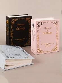 1pc 6-Inch Small Photo Album, Standard 4R, 4*6, 50 Inner Pages Holds 100 Photos, Vertical Photo Placement, Double-Sided Photo Album, Premium Luxury Nordic Style Design, Couple Photo Album, Wedding Photo Album, Memory Commemorative Album, Suitable As A Gift - Multicolor - View 9