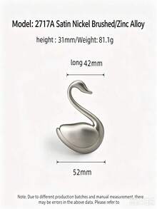1pc Elegant Creative Swan Luxury Cabinet Drawer Door Handle Wardrobe Drawer Pull - 2717 - View 24