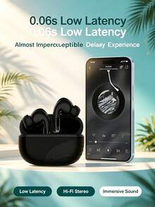 SZLWSM In-Ear Headphones - Compact & Portable Design, Smart Noise Cancellation, Ultra-Long Battery Life. Bluetooth Earbuds, Compact & Portable, In-Ear Bluetooth Headphones With Mini Earbuds And Charging Case - View 4