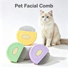 Pet Facial Grooming Comb, Stainless Steel Fine-Tooth Flea And Lice Comb, Compact Portable Curved Pet Comb, Suitable For Cat And Dog Facial Hair And Local Grooming - View 5