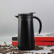 1pc 800ML/27oz Stainless Steel Coffee Pot, Home Office Tea Infuser, Personal Health Pot, Highly Attractive Insulated Tea Kettle - Multicolor - View 13