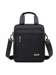 1pc New Style Crossbody Shoulder Bag Business Casual Commuter Multi-Layer Vertical Minimalist Versatile Men's Handbag - Multicolor - View 8