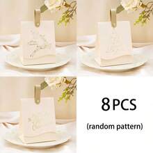 16/8/1pc Mini Christmas Gift Boxes, Christmas Tree, Reindeer, Santa Claus, Snowflake And Other Christmas Elements, Festive Red And Green "Merry Christmas" Design, Suitable For Candy, Christmas Party Supplies, Gift Packaging - Multicolor - View 16