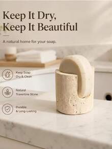 1PC Faux Stone Sponge Drain Rack, Fashionable Minimalist Drying Rack, Sink Storage Box Sponge Holder, Soap Dish, Suitable For Kitchen Sink Countertop, Durable And Stylish Kitchen Decor - Multicolor - View 4