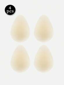 2/4pcs Women's Silicone Invisible Breast Lift Pads, Ultra-Thin Solid Support, Seamless Invisible Breast Covers, Adhesive Breast Lift Pads, Suitable For Daily Wear, Beach Travel And Entertainment - Multicolor - View 8