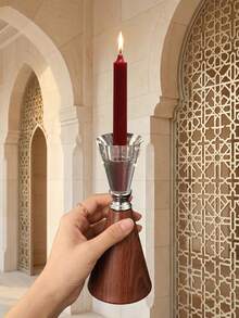 حامل شموع فاخر عالي الجودة أنيق – ديكور طاولة للزفاف والمنزل والأجواء الناعمة، إكسسوار ديكور لغرفة المعيشة والمكتب والحفلات & هدية رأس السنة - العديد من الأساليب - مشاهدة 6
