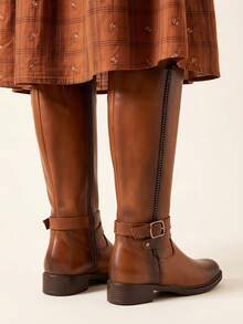 Women Mid-Calf Boots - Camel - View 3