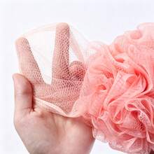 Colorful Bath Loofah Sponge, Fluffy Porous Rich Lather, Hanging Design For Quick Drying, Anti-Bacterial, Bathroom Shower Bathing Essential, Simple Versatile Design, Suitable For Adults And Children - Multicolor - View 6