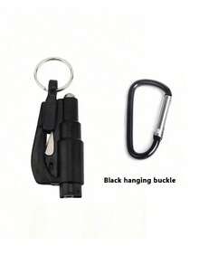 2-In-1 Emergency Cutter With Car Keychain, Hammer, Mini Fire Axe, Car Emergency Escape Tool, Window Breaker, Portable Rescue Tool Keychain, Emergency Hammer, Car Emergency Escape Equipment Window Breaker, Multi-Function Emergency Window Glass Tool Life-Saving - Easy To Break Glass And Cut Seatbelt In Emergency Situations, Multi-Color School Car Accessories, Cute Gothic Y2K Style - Multicolor - View 7
