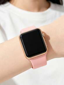 Fashionable Minimalist Square LED Electronic Watch With Butterfly Bracelet, Necklace, Ring And Earring Set, Children's Holiday Gift, Christmas Favorite - Multicolor - View 9